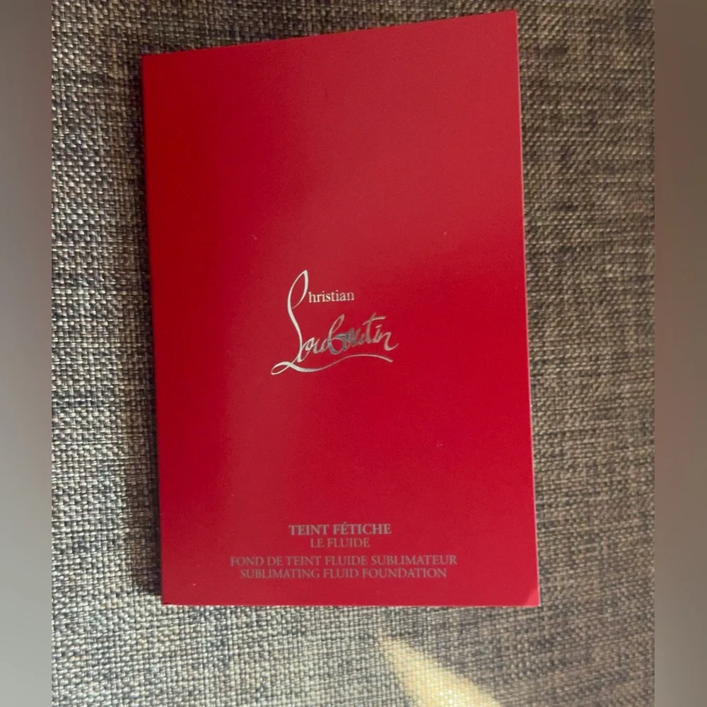 Christian Louboutin Teint Fétiche Le Fluide Liquid Matte Foundation Samples$80